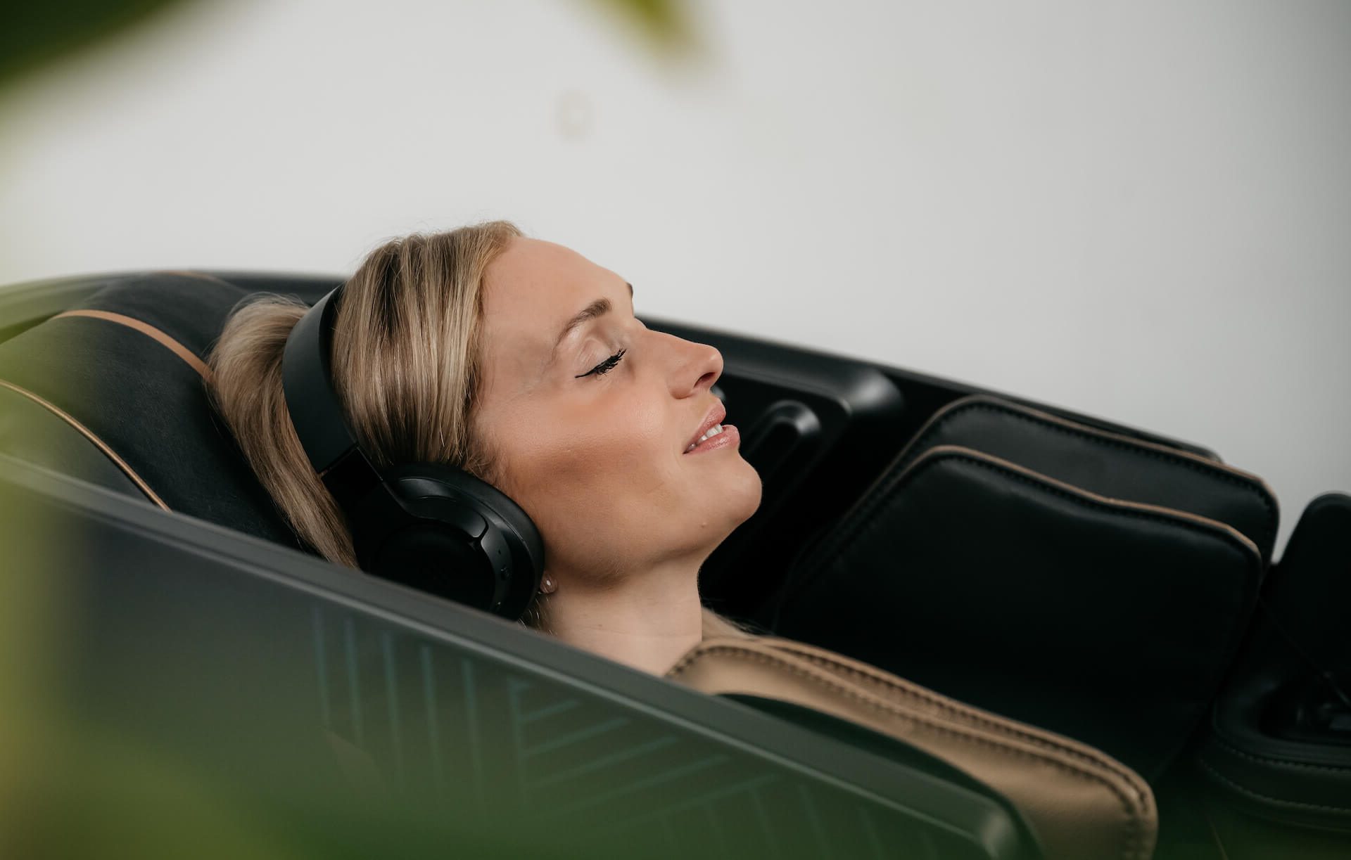 Massagestoel op de werkvloer